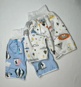 Pantalones de entrenamiento para ir al baño MooMoo con piernas forrados animales algodón sin pilling 0-4T - Imagen 1 de 7