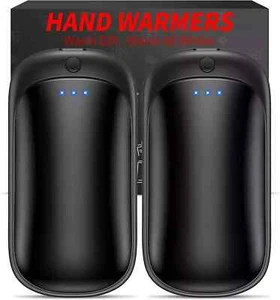 2 Pack Hand Warmers Rechargeable Portable Electric Hand Warmers Reusable USB 2 - Picture 1 of 7