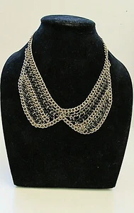 Macy's Necklace ~Chain in Silver, Gold, & Pewter Links~Truly a Statement in Chic - Picture 1 of 2