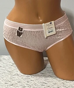 Bragas Secret Treasures para mejillas de nailon con encaje elástico talla 2XL - Imagen 1 de 11
