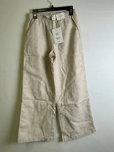 H&M Linen Beach Style Pants Size 10 Youth *New With Tags* - Picture 1 of 4