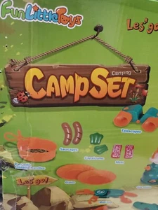 FunLittleToys CampSet Les' go! little camping  set 18 pcs Ags:3 +  - Picture 1 of 4