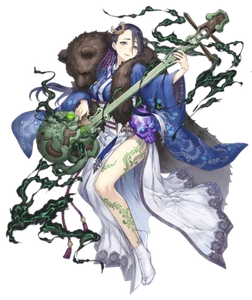 Kaguya Bear SINoAlice Sticker Anime Outdoor 6" Car Decal - Picture 1 of 1
