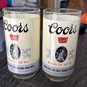 Zwei Coors Bankettgläser 5,75" hoch - Bild 1 von 6