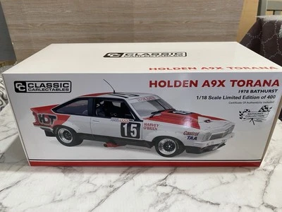 Coassic Carlectables Holden a9x Torana 1978 Bathurst Harvey O'brien 1/18 - Image 1 of 4