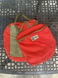 Borsa da sella KP Karrimor rossa vintage anni 70 borsa Inghilterra borse bici - Foto 1 di 10
