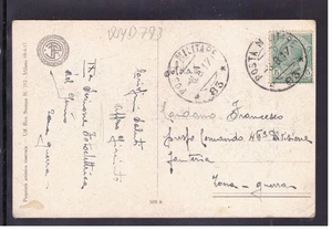 Cartolina Italia Regno Timbro Frazionario GALLIATE (41-113) 1918 WDD4158 - Bild 1 von 1