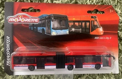Majorette City Bus MAN Lion’s City G Red New & Sealed - Image 1 of 2