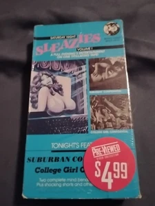 VHS - Saturday Night Sleazies Volume 1: Rhino Video: RARE - Bild 1 von 10