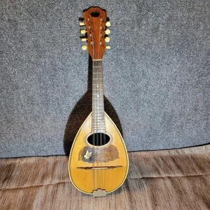 Antique c1895-1925 Marca Aquila Bowl-Back Mandolin - Picture 1 of 24