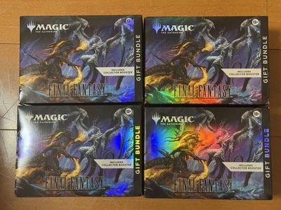 Magic The Gathering Final Fantasy Paquete de Regalo Juego de 4 Caja Inglés Magic The Gathering Tarjetas Coleccionables Sin Abrir Foto 1 de 3