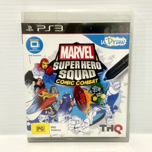 Marvel Super Hero Squad: Comic Combat + Manual - PS3 - Tested & Working - Picture 1 of 4