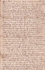 GB History - 1748 Letter - Lockerbie - Religious Epiphany - Fascinating Document - Picture 1 of 4