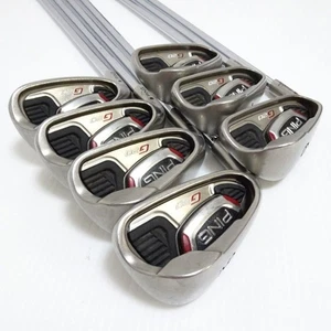 [Lefty / PING] G20 Iron Set 7pcs 6-7-8-9-W-U-S Flex R Regular Shaft CFS Steel - Picture 1 of 24