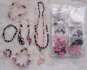 Kits de cuentas Joyería Kit de joyería rosa Artesanía Hacer bricolaje para niñas niños Artesanía - Imagen 1 de 1