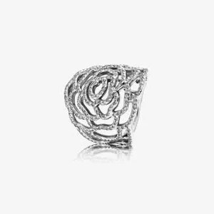 Neu mit Etikett Pandora Sterlingsilber schimmernde Rose RIng Größe 5 190951CZ-50 - Bild 1 von 7
