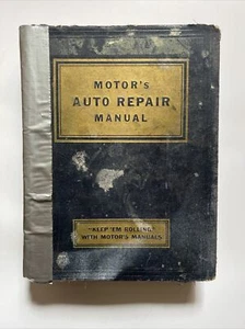 Manual de reparación de automóviles de motor de colección 1953 16ª edición 2ª impresión - Imagen 1 de 7