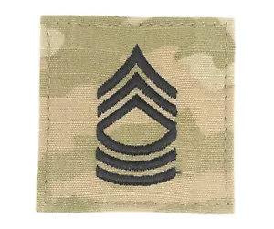 US Army OCP Rank 2x2 With Hook Fastener - E8 Master Sergeant - Picture 1 of 1