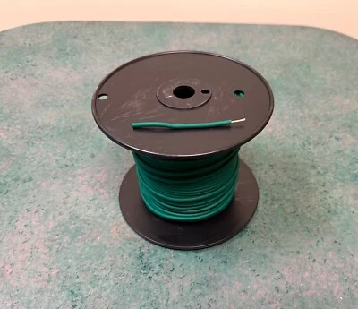 Fio de chumbo Carol C1321 #18awg 65 estanho cobre EPDM teste de borracha 5000V verde 100 pés - Imagem 1 de 3