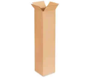 Uline 5 x 5 x 24 Tall Corrugated Boxes - 10 Pack - New - Picture 1 of 1