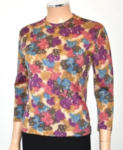 LUISA SPAGNOLI Merinfleur Merinowolle Blumen Pullover - Gr. XS - Bild 1 von 12