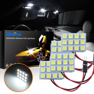 12SMD 6000k Blanco Mapa Cúpula Tronco Interior Paneles LED Bombillas para Kia Hyundai - Imagen 1 de 6