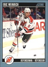 1992-93 Score Canadian Hockey Card #308 Eric Weinrich