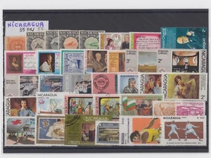 Lotto 35 Francobolli Nicaragua Q879 - Picture 1 of 1