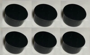6x IKEA Cover Caps Plastic Black Part # 139251 - Picture 1 of 2