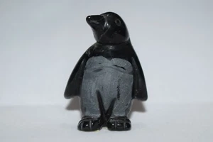 Hand Carved Gemstone PENGUIN 28 Grams LB0520 B - Picture 1 of 4