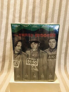 The Three Stooges Collector Series 5 Pack VHS Set - Brand New, Unopened - Picture 1 of 4