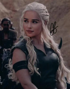 Emilia Clarke foto firmata 8x10 foto autografata bella più certificato di autenticità - Foto 1 di 1