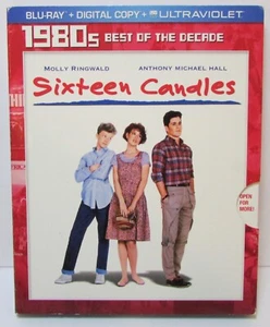 Sixteen Candles Blu-ray with 1980s Best of the Decade slipcover - excellent! - Picture 1 of 4
