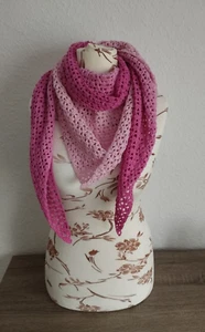 Dreieckstuch, Schal, Stola, Lacetuch, Handarbeit - Bild 1 von 5