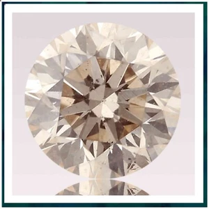 1.00 CT ROUND CUT SPARKLING CHOCOLATE DIAMOND LOOSE - Picture 1 of 2