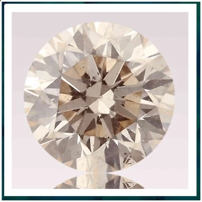 1.00 CT ROUND CUT SPARKLING CHOCOLATE DIAMOND LOOSE - Image 1 of 2