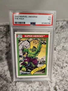 Marvel Universe #3 The Hulk 1990 PSA 7 - Imagen 1 de 2