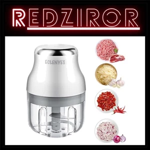 Powerful USB Mini Chopper with Auto-Stop Safety - 250ml Compact Garlic Processor - Picture 1 of 9
