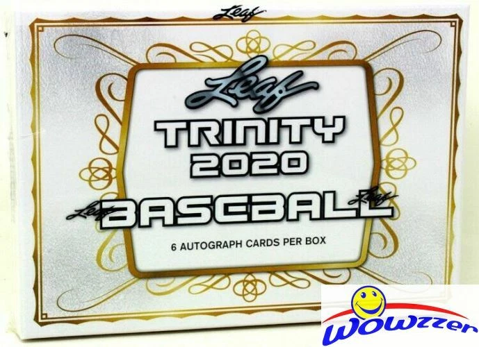 2020 Leaf Trinity Baseball Factory Sealed HOBBY Box-6 ROOKIE AUTOGRAPHS - Image 1 of 1