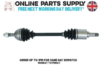 Drive Shaft Front Left For CITROEN 1.4 & 1.4 GT TRS TZS/TZX (1987 to 1997) -NEW - Image 1 of 4