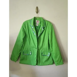 Quacker Factory Blazer Pailletten festlich reif Party Urlaub Lagenlook Festival  - Bild 1 von 8