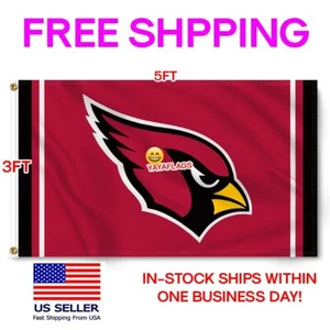 Arizona Cardinals 3x5 ft Flag Banner NFL Football Free Shipping - Picture 1 of 12