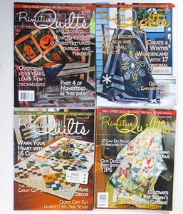 4 Primitive Quilts Projekte 2017 2019 Zeitschriften Lot - Bild 1 von 1