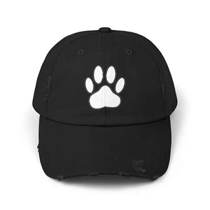 Paw Print Hat Adjustable Men’s Women’s Pet Lover Cap Animal - Picture 1 of 17