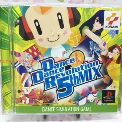 USED PS1 PS PlayStation 1 Dance Dance Revolution 5th MIX 00270 JAPAN IMPORT - Image 1 of 4