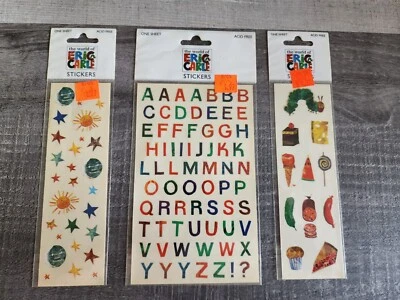 Scrapbook Stickers LOT Eric Carle Hungry Caterpillar Letters Grossman's NEW #38 - Image 1 of 4