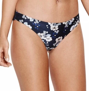 Seafolly Splendour Bikini Brief Indigo Floral Size 8 Reversible Hipster Swim New - Picture 1 of 12
