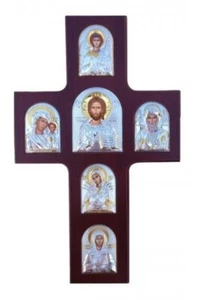 Крест с иконами / Griechisches Kreuz, Ikone - Bild 1 von 2