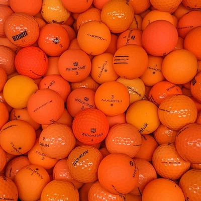 Assorted Brands Orange Mix AAAAA MINT Golf Balls - 24 Pack - FREE Shipping - Image 1 of 3
