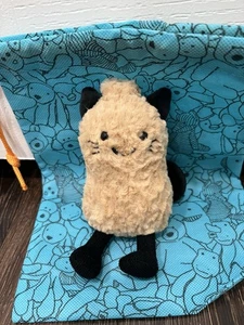 Jellycat Amuseables Peanut Cat Outfit Online Exclusive 100% Authentic NWT US - Picture 1 of 6